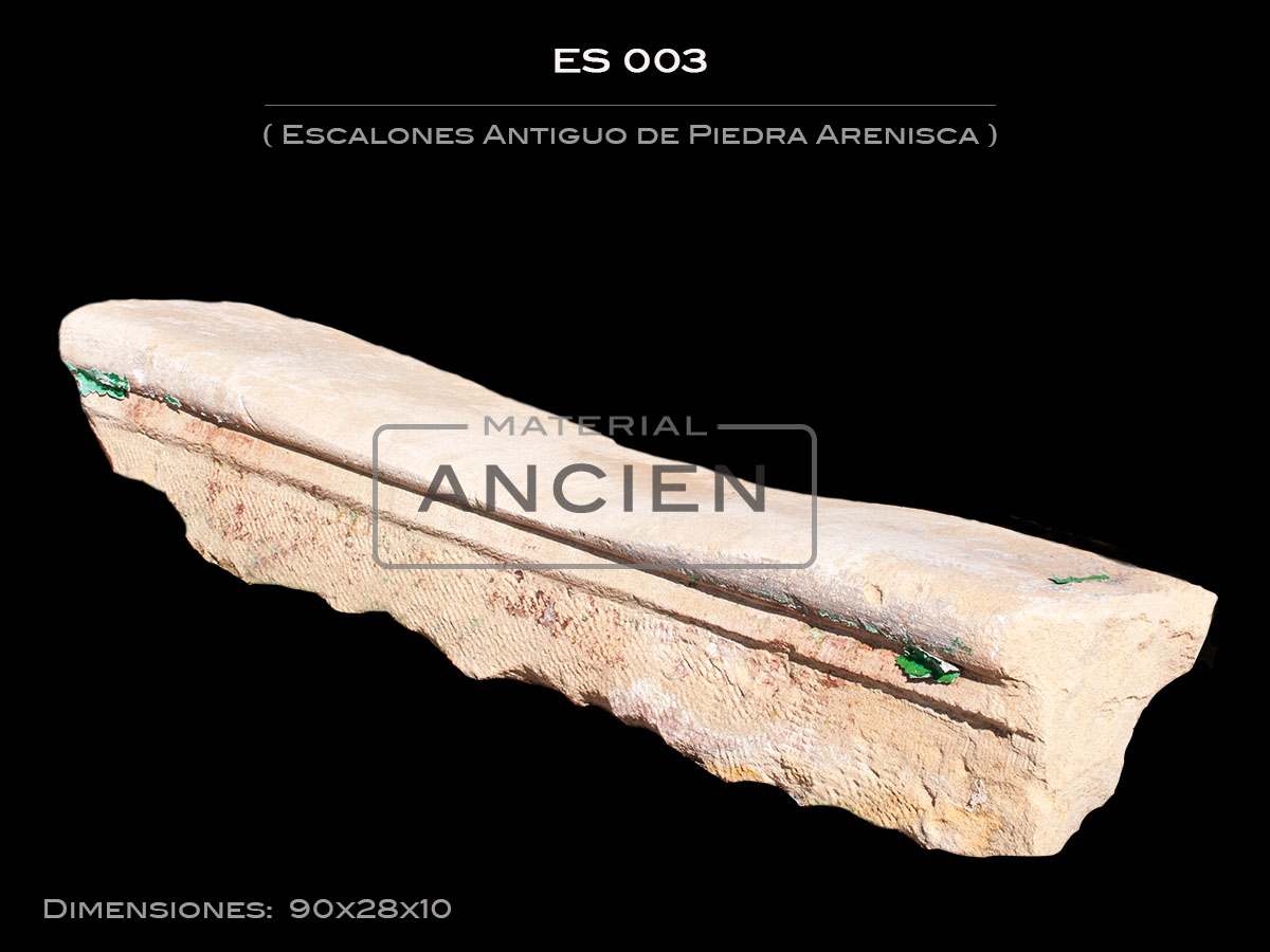 Escalones Antiguo de Piedra Arenisca ES003