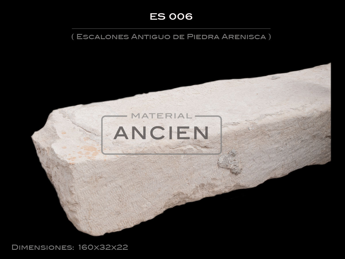 Escalones Antiguo de Piedra Arenisca ES 006