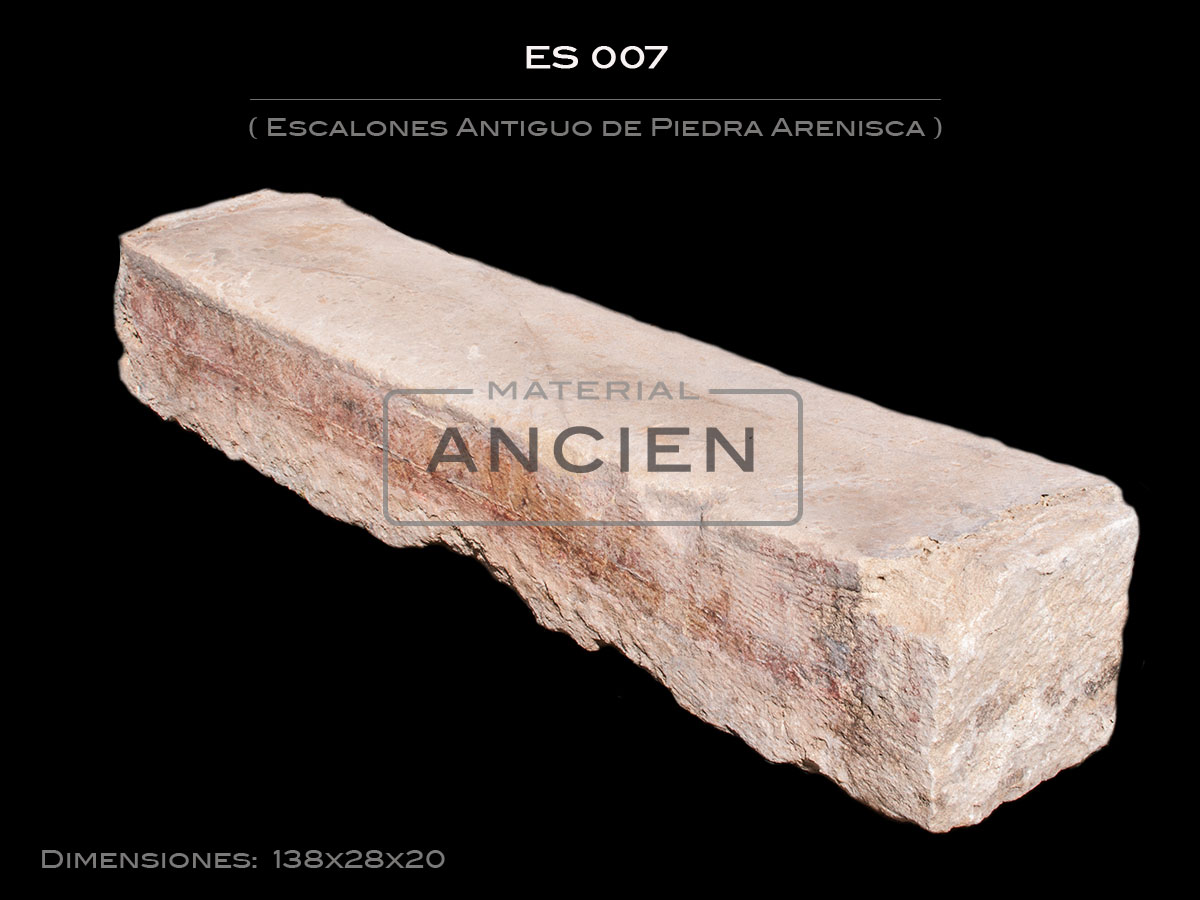 Escalones Antiguo de Piedra Arenisca ES 007